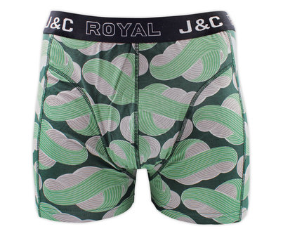 H236-30052 2-pack Heren Boxershort Zwart/Groen