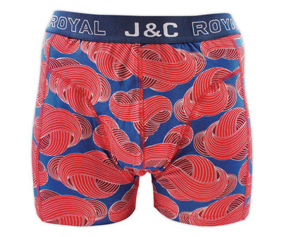 H236-30051 2-pack Heren Boxershort Rood/Blauw