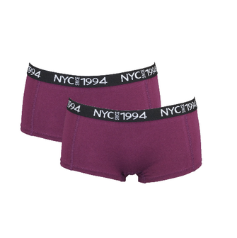 Gionettic 2-Pack Dames shorts Purple