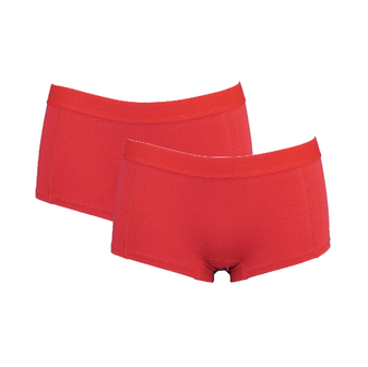 Gionettic 2-Pack Dames shorts Rood