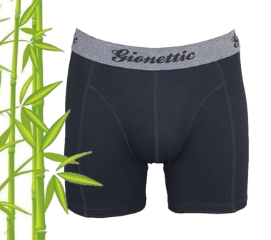 Gionettic Bamboe Heren boxershort Zwart