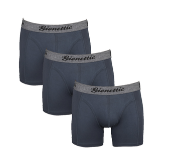 3-Pack Gionettic Bamboe Heren boxershorts Antraciet