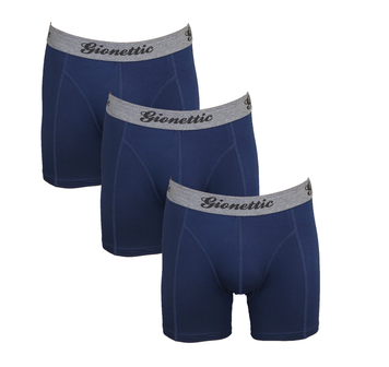 3-Pack Gionettic Modal Heren boxershorts Marine