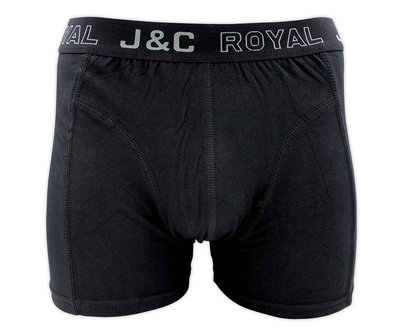 J&amp;C heren boxershort zwart