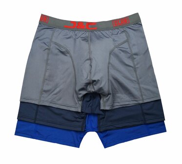 4485 3-pack Heren boxershorts Marine/Blauw/Grijs