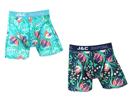 2-pack Heren Boxershorts H252 J&amp;C katoen geprint 