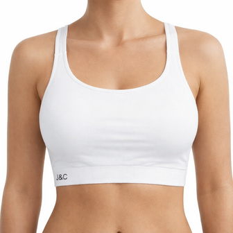 Dames sport top Wit