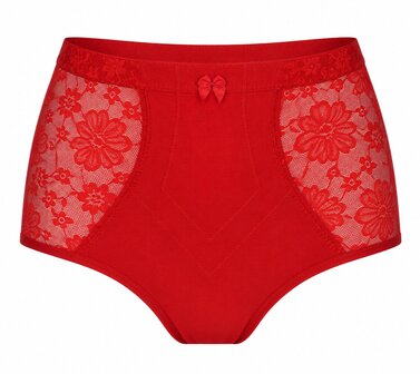 H201 Dames tailleslip licht corrigerend Rood