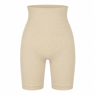 Corrigerende hoge short met Lange pijpen Huid