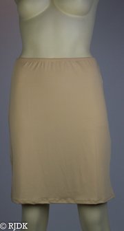 5568 Dames korte onderrok (50cm) Huid