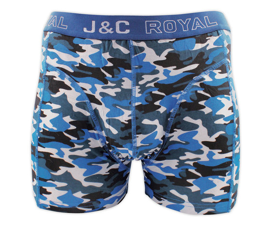 H235-30050 2-pack Heren Boxershort Camouflage Rood/Blauw