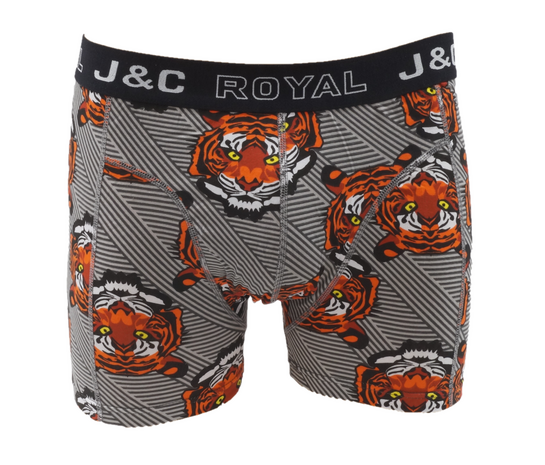 H249-30068 2-pack Heren Boxershort met print Rood/Grijs