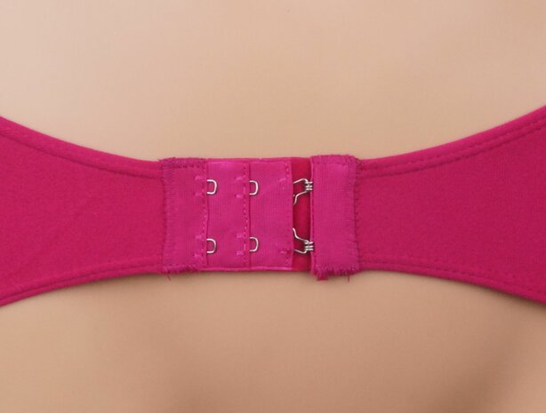 Dames body met Lange mouw slipmodel Fuchsia