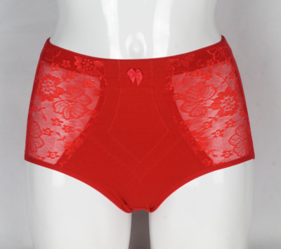 H201 Dames tailleslip licht corrigerend Rood