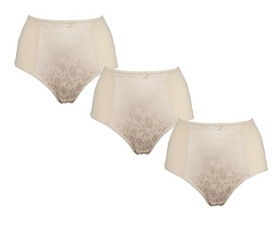 3-pack Dames Tailleslip lichtcorrigerend Huid