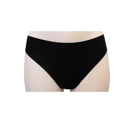 1701 Naadloze dames String Zwart