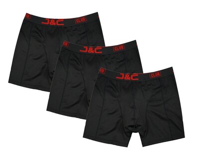 4485 3-pack Heren boxershorts Zwart