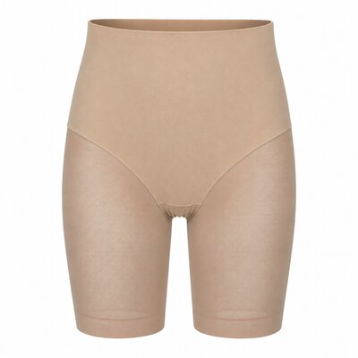 Dames tailleslip met lange pijp lichtcorrigerend invisible Huid