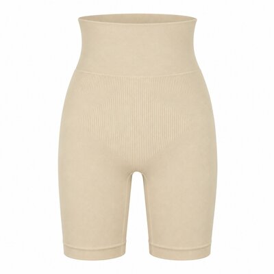 Corrigerende hoge short met Lange pijpen Huid