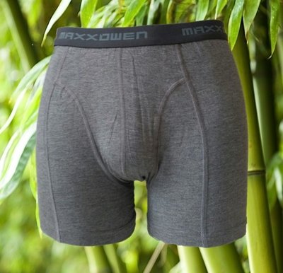 Maxx Owen Bamboe heren boxershort Grijs Melee