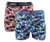 H235-30050 2-pack Heren Boxershort Camouflage Rood/Blauw